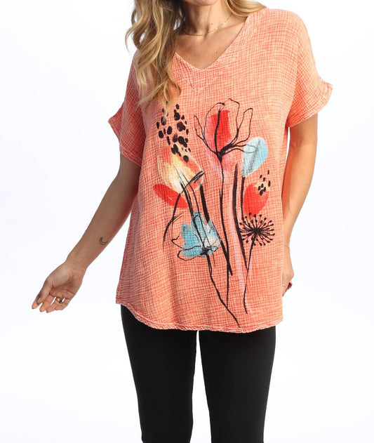 Jess & Jane - Mineral Washed Double Gauze Top