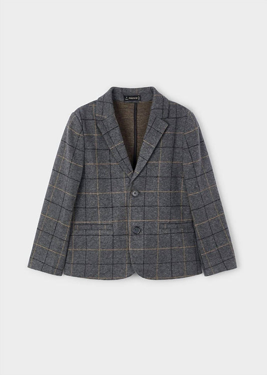 Mayoral - Boys' Grid Patterned Blazer