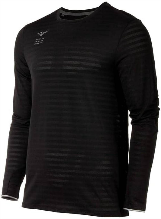 Mizuno - Men's Alpha Eco Running Long Sleeve T-shirt - Plus