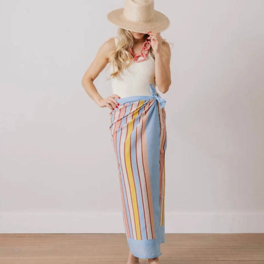 Sunshine Tienda - Seaplane Stripe Sarong