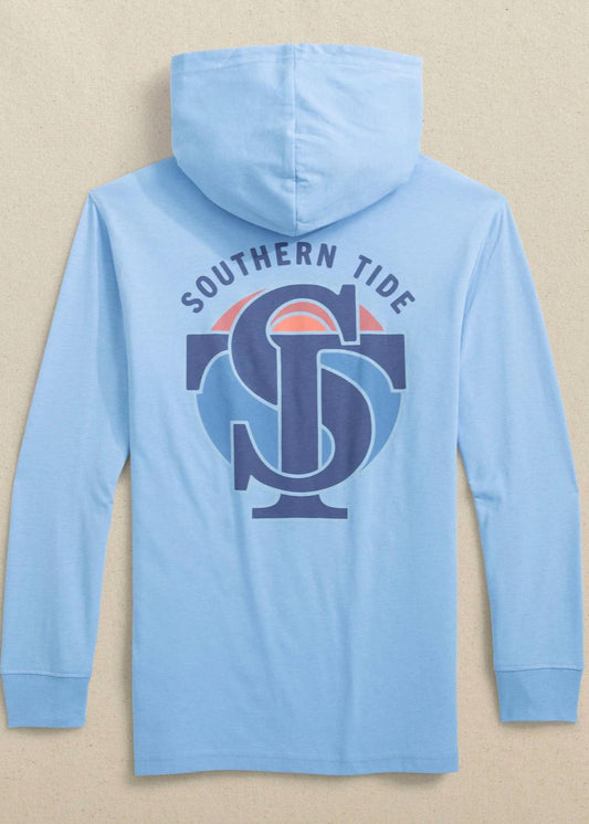 Southern Tide - Boys' Long Sleeve Seal Hoodie Tee