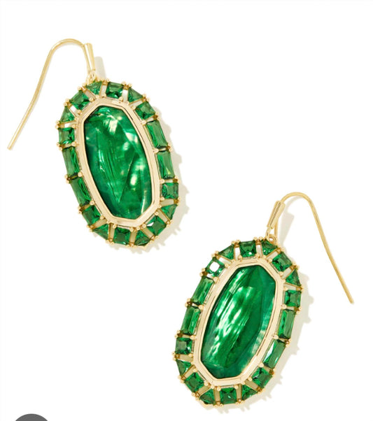 Kendra Scott - Elle Crystal Frame Drop Earrings