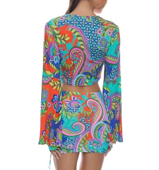 Luli Fama - In The Groove Scrunched Up Mini Skirt