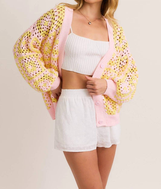 Le Lis - Crochet Cardigan