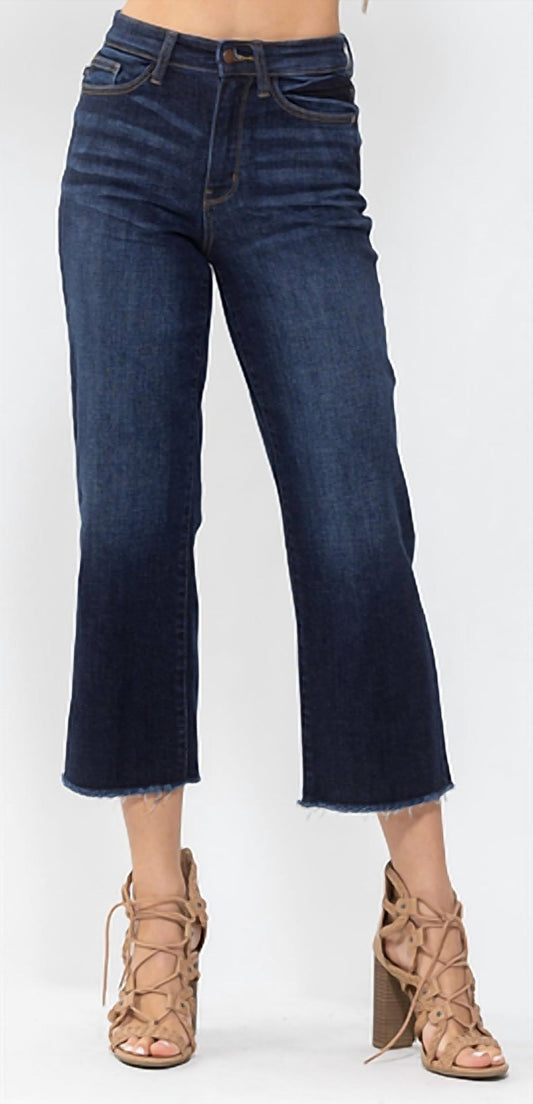 Judy Blue - High Waist Cropped Wide Leg