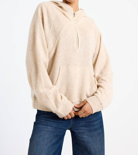 Brodie Cashmere - Lola Half-zip Hoodie