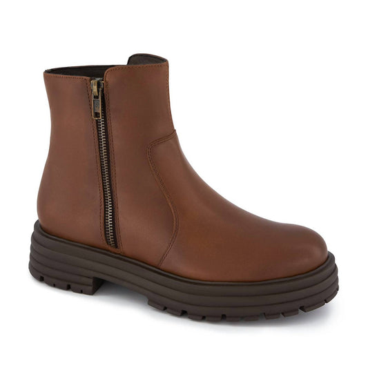 Andrea - Women's Chelsea Boots With Zipper