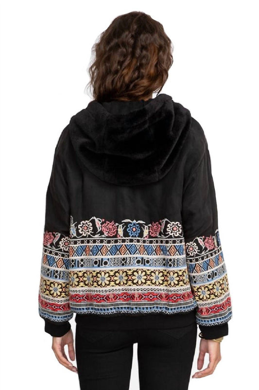 Johnny Was - Malini Fur Bomber Jacket