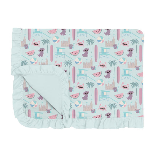 Kickee - Toddler Ruffle Blanket