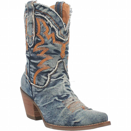 Dingo - Women's Y'all Need Dolly 9" Denim Fashion Boot