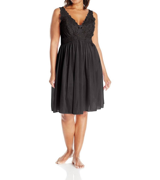 Shadowline Lingerie - 40" Silhouette Lace Bodice Sleeveless Waltz Gown