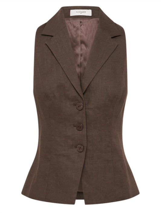 Nude Lucy - Women's Thilda Linen Vest
