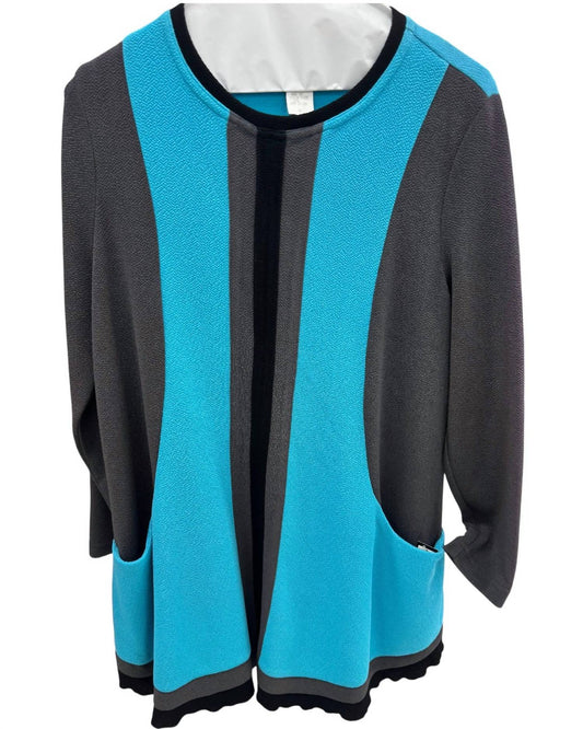 Design Today'S - Women's Colorblock Long Sleeve Tunic