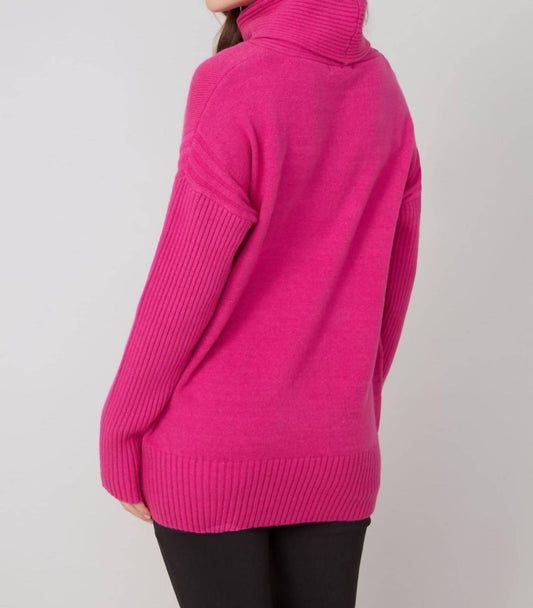Renuar - Mulberry Ribbed Sweater