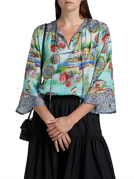 Johnny Was - Lepin Flowy Blouse