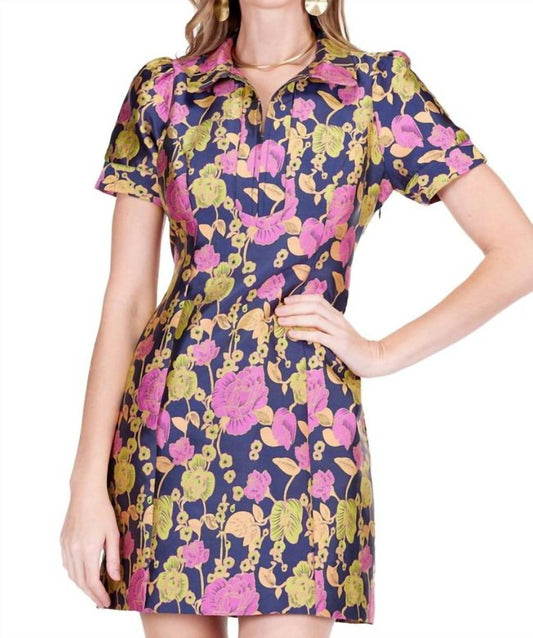 Jade - Front Zip Fitted Dress