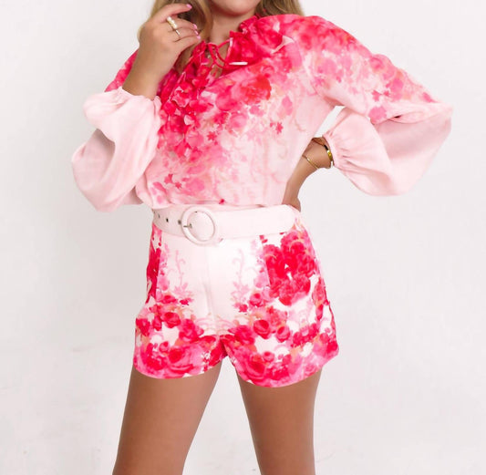 Mainstrip - Watercolor Garden Blouse