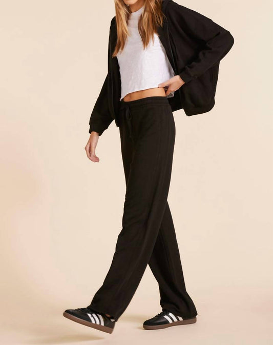 Bobi - Straight Leg High Waist Sweatpant