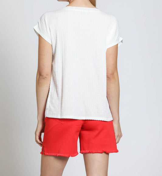 Apny - Pocket Crinkle Tee