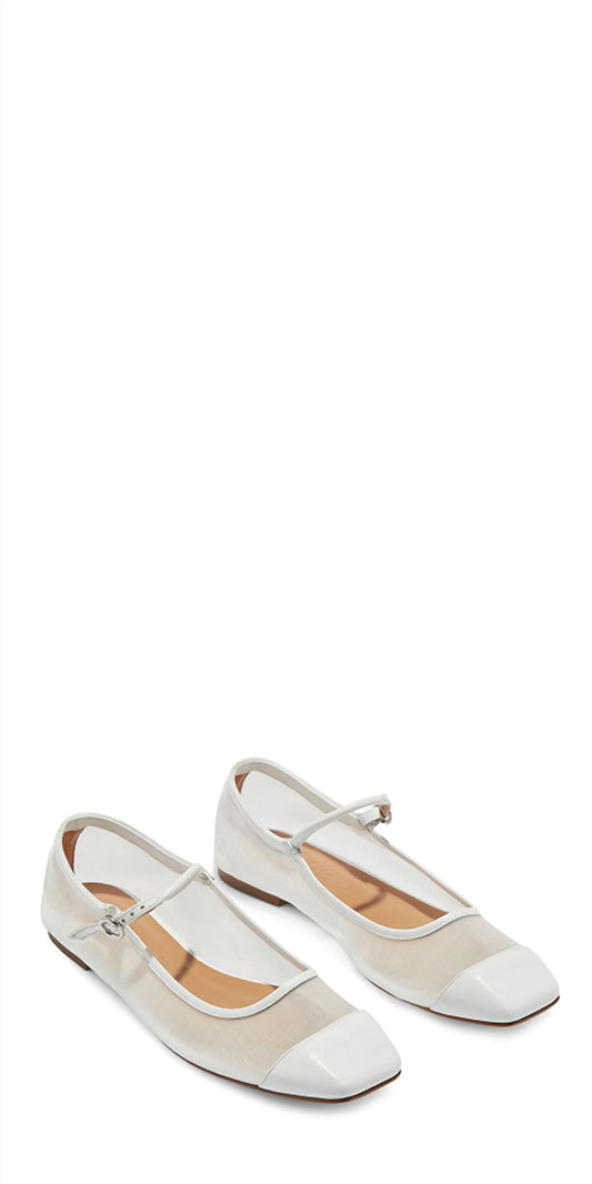 Aeyde - Women's Uma Mesh Mary Jane Flats