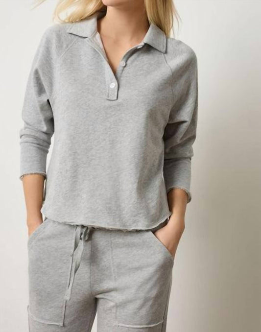 Lilla P - Shirttail Polo Sweatshirt
