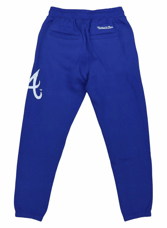 Mitchell & Ness - Men’s Cooperstown Mlb Repeat Logo Fleece Braves Sweatpants