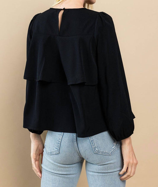 Tcec - Bree Tiered Ruffle Blouse
