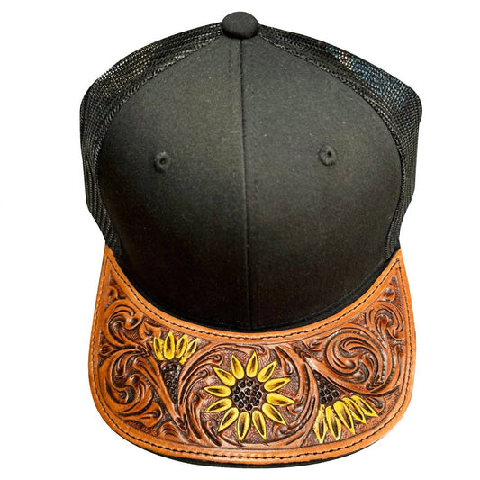 American Darling - Unisex Adjustable With Leather On Visor Cap