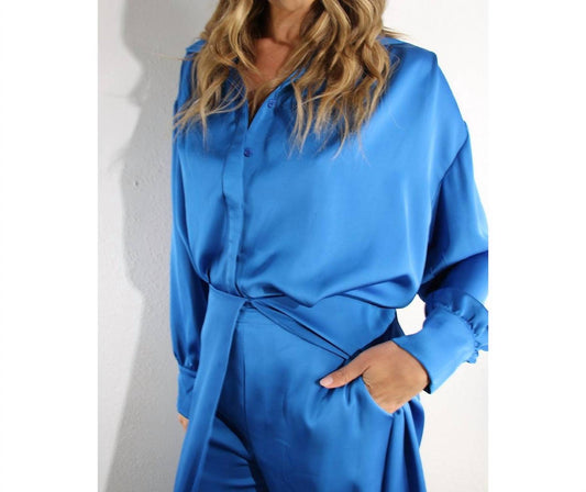 Mulla - Satin Long Sleeve Top