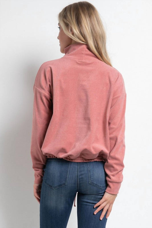 Cherish - Brushed Drawstring Waist Top