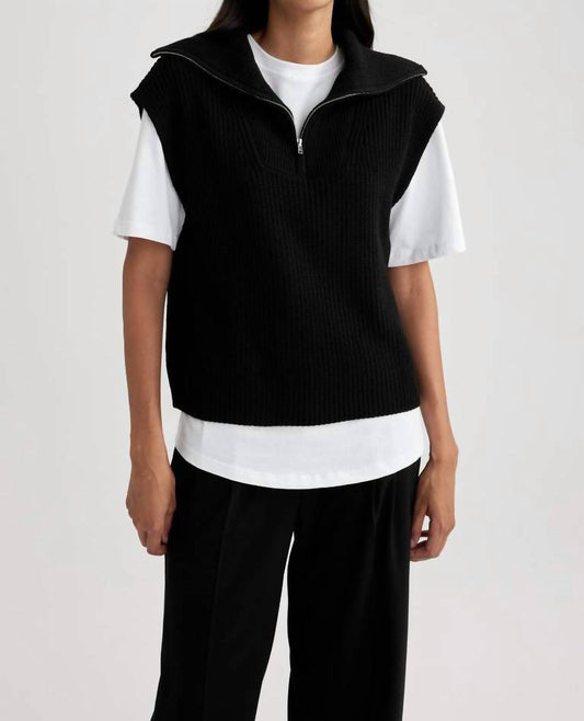 Cloud Ten - Half Zip Sweater Vest