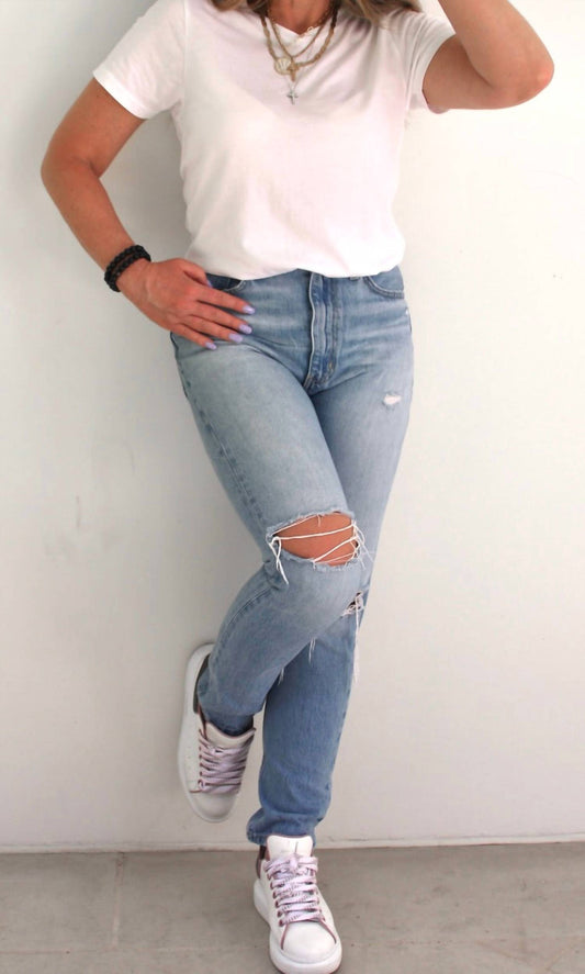 Etica - Marcella High Rise Slim Rip Current Jeans