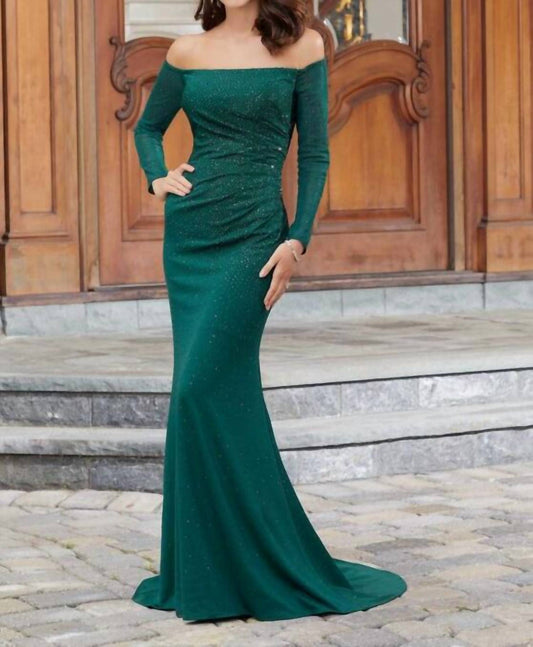 Mgny - Long Sleeve Embellished Dress