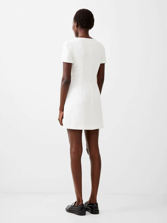 French Connection - Whisper Square Neck Short Sleeve Dress
