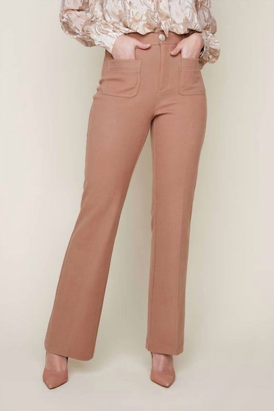 Renuar - Knit Cord Straight Leg Pants