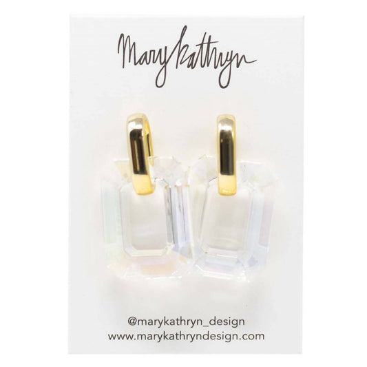 Mary Kathryn Designs - Women Iridescent Acrylic Drop Earrings