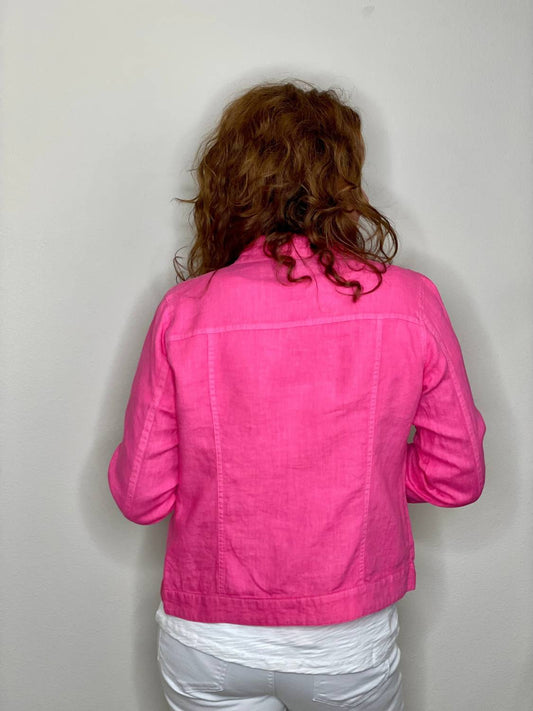 Pure Amici - Linen Jean Jacket