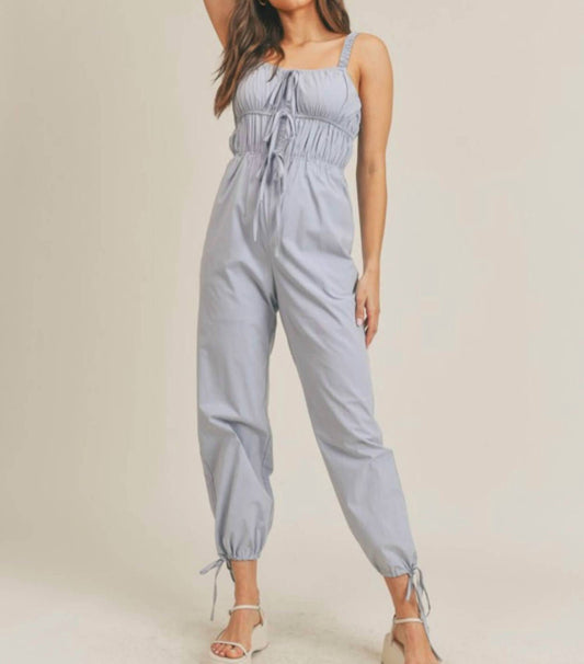&Merci - Tie Front Jumpsuit