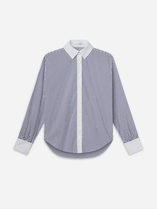 Frame - Borrowed Stripe Long Sleeve Shirt