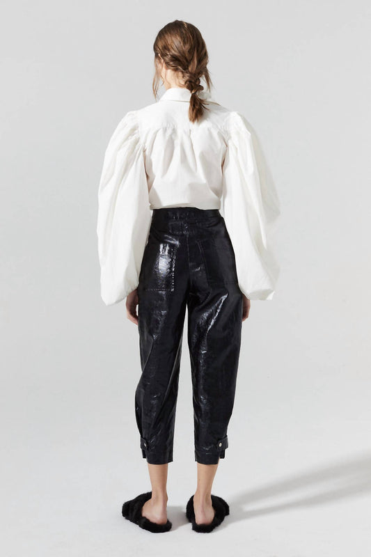 Lanhtropy - Mercer Metallic Linen Pant