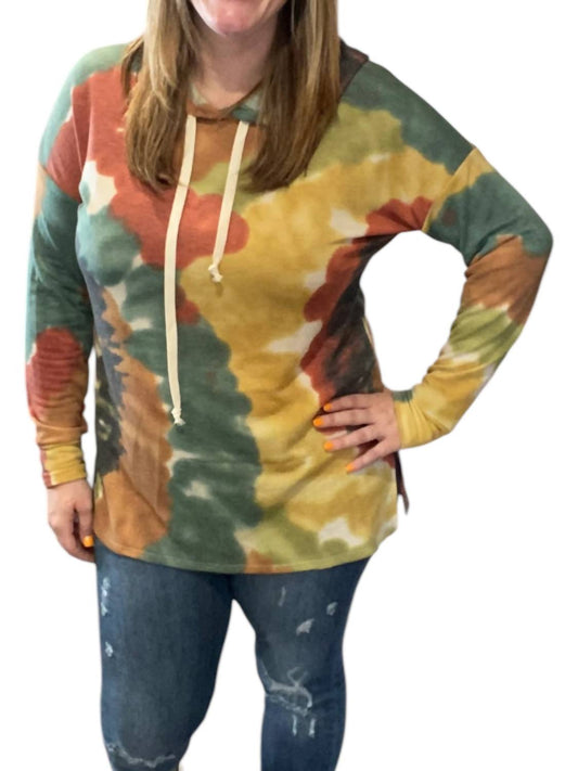 Honeyme - Southwest Tie Dye Hoodie