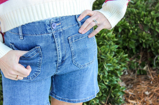 Charlie B - Women's Front Pocket Patch Short