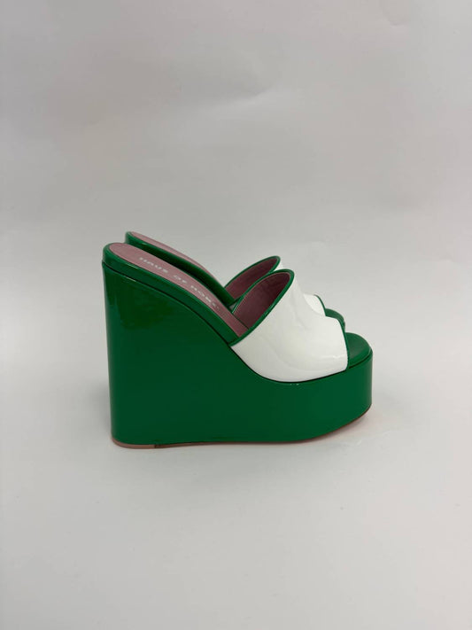 Haus Of Honey - Women's Laquer Doll Platform Wedges