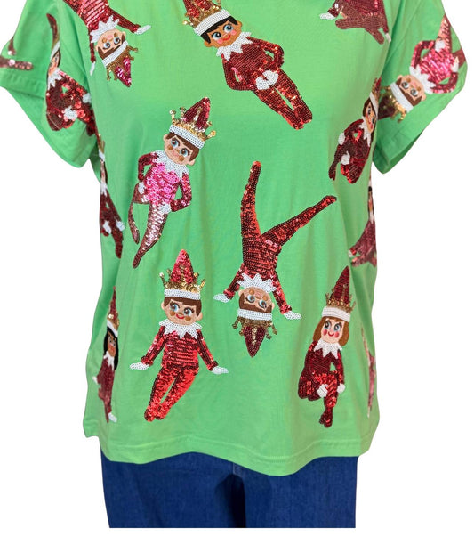 Queen Of Sparkles - Women's Elf Tee