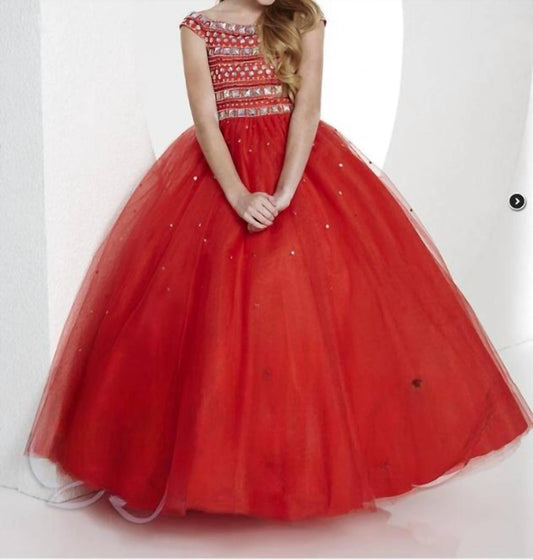 Tiffany Princess - Girls Full Tulle Skirt Dress