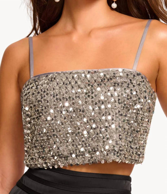 Ramy Brook - Cassandra Sequin Crop Top