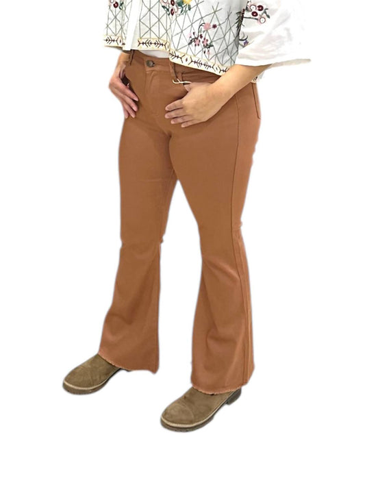 Pine Apparel - Scissor Cut Stretch Flare Jean