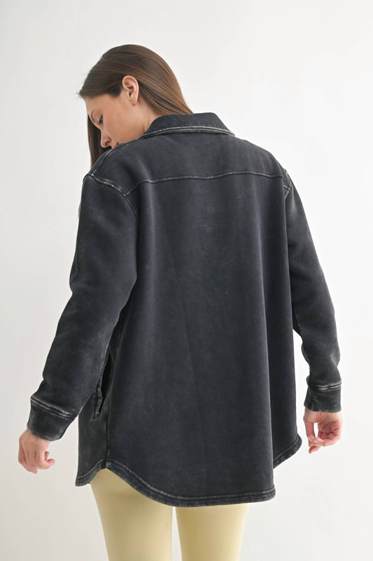 Mono B - Snap-On Shacket with Pockets