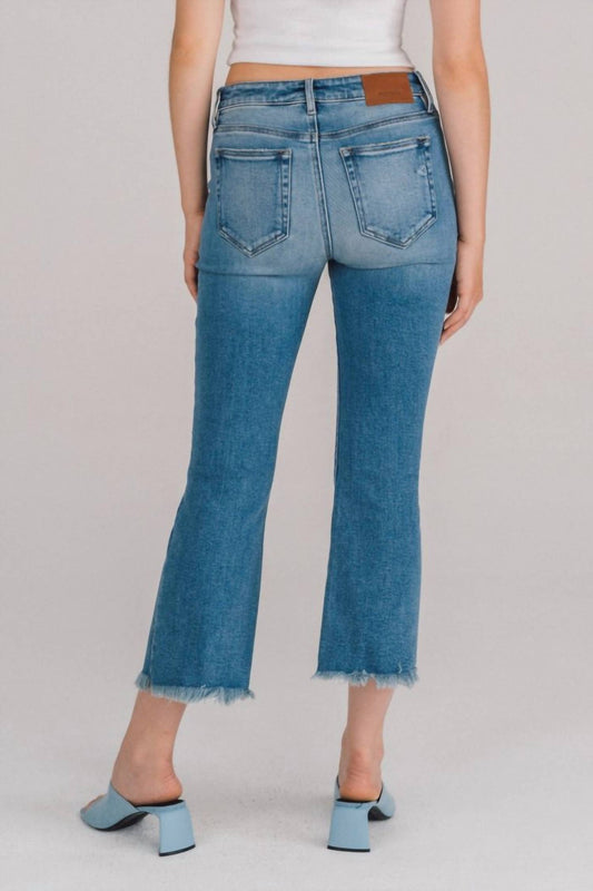 Hidden - Happi Crop Flare Jean