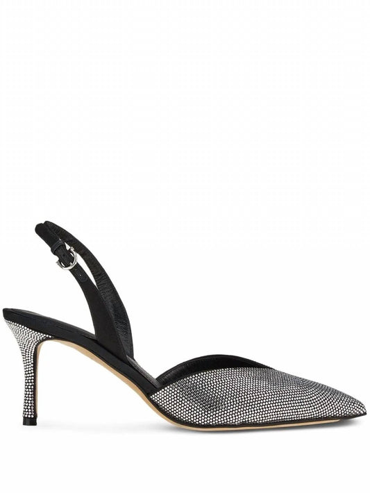 Salvatore Ferragamo - Women's Crystal Embellished Slingback Pumps